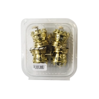 Bruciatore in metallo per lampade ad olio (confezione 4 pezzi)