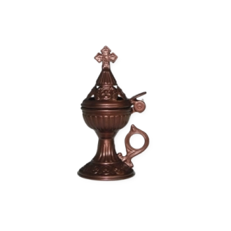 Bruciatore per incenso color marrone