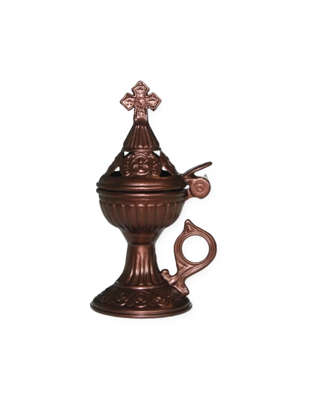 Bruciatore per incenso color marrone