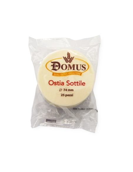 Ostie sottili Domus 74mm (confezione da 25 pezzi)