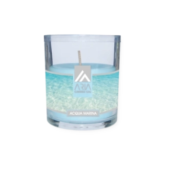 Candela Aria in vetro Acqua marina