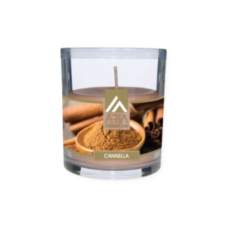 Candela Aria in vetro Cannella