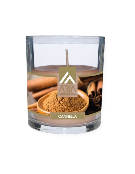 Candela Aria in vetro Cannella