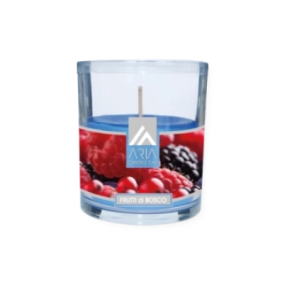 Candela Aria in vetro Frutti di bosco