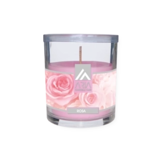 Candela Aria in vetro Rosa