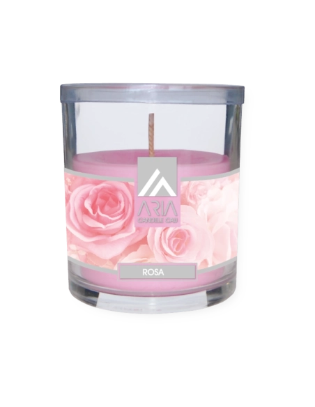 Candela Aria in vetro Rosa