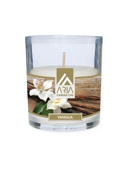 Candela Aria in vetro Vaniglia