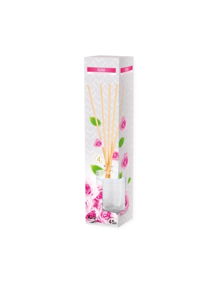 Diffusore di profumo con bastoncini rosa