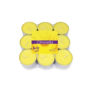 Tealights citronella (confezione 18 pezzi)
