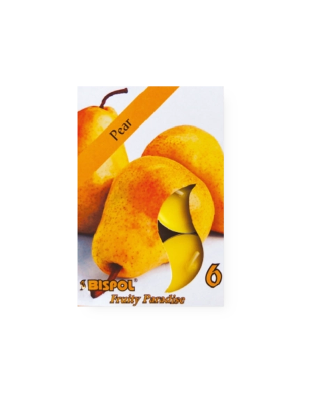Tealights profumate pera (confezione 6 pezzi)
