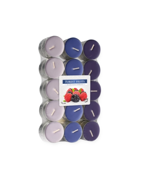 Tealights profumate frutti di bosco(confezione 30 pezzi)