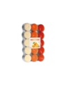 Tealights profumate arancia (confezione 30 pezzi)