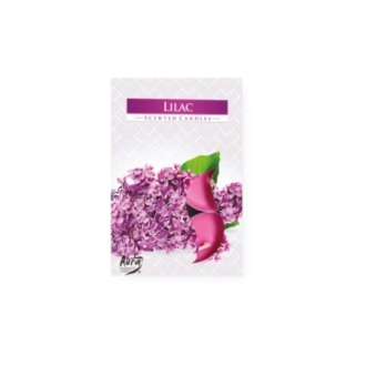 Tealights profumate lillà (confezione 6 pezzi)