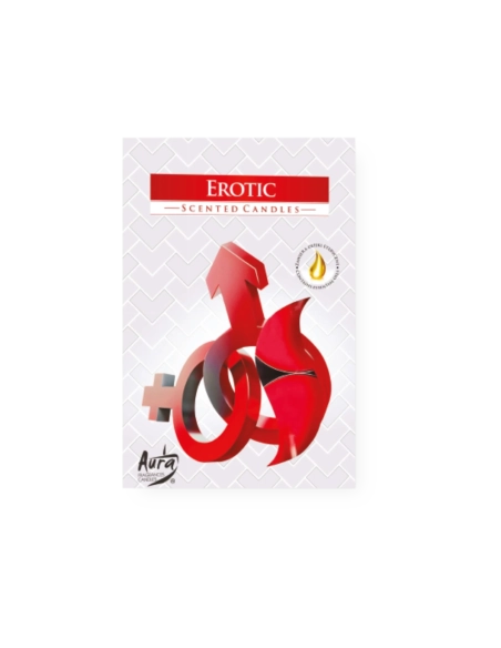 Tealights profumate erotic (confezione 6 pezzi)