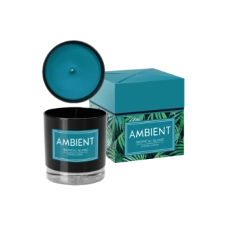 Candela profumata vetro Ambient Tropical Island