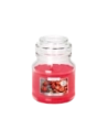 Candela profumata con coperchio alla fragola