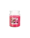 Candela profumata grande con coperchio alla rosa