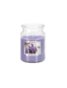 Candela profumata grande con coperchio alla lavanda