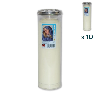 Lumino votivo trasparente Maria T.60 K (confezione 10 pezzi)