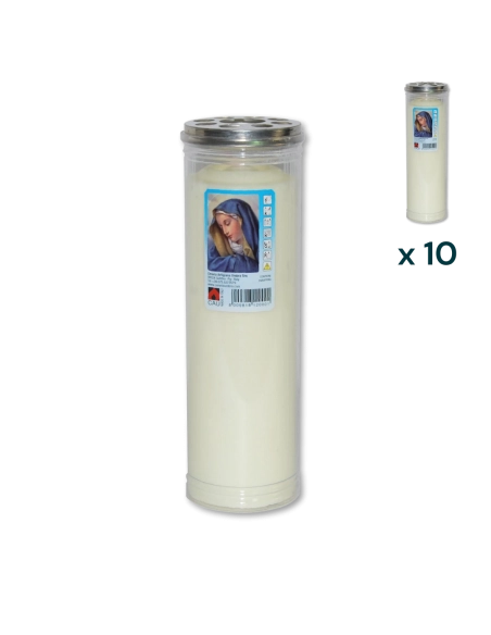 Lumino votivo trasparente Maria T.60 K (confezione 10 pezzi)