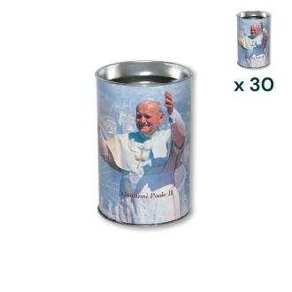 Lumino votivo eco Papa Giovanni Paolo II T.30 - CONF. RISPARMIO 30 PZ