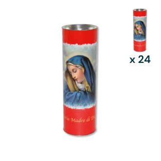 Lumino votivo eco Maria T.60 - CONF. RISPARMIO 24 PZ