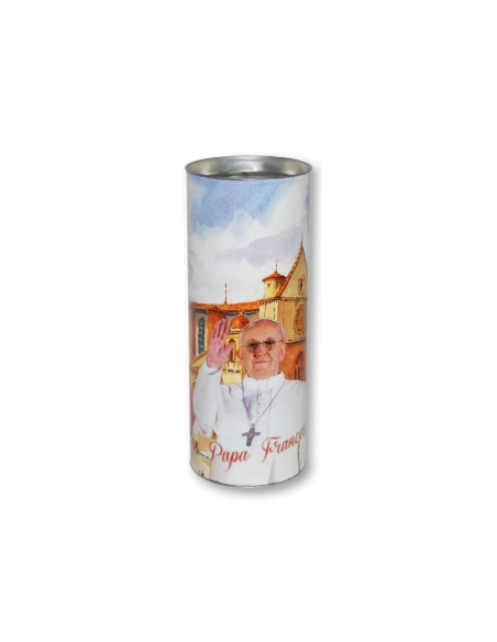 Lumino votivo eco Papa Francesco T.80