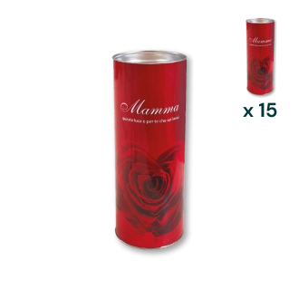 Lumino votivo eco Mamma T.80 - CONF. RISPARMIO 15 PZ