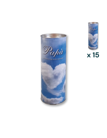 Lumino votivo eco Papà T.80 - CONF. RISPARMIO 15 PZ