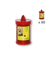 Lumino elettrico 90 gg rosso Padre Pio T.30 - CONF. RISPARMIO 30 PZ