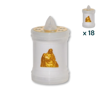 Lumino elettrico 120 gg rilievo bianco T.20 - CONF. RISPARMIO 18 PZ