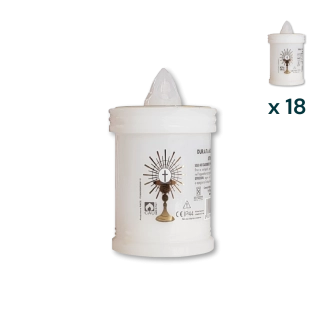 Lumino elettrico 60 gg bianco luce blu T.20 Z/C - CONF. RISPARMIO 18 PZ