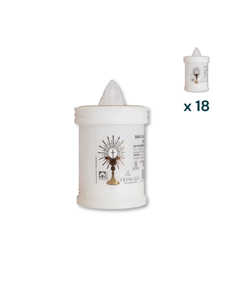 Lumino elettrico 60 gg bianco luce blu T.20 Z/C - CONF. RISPARMIO 18 PZ