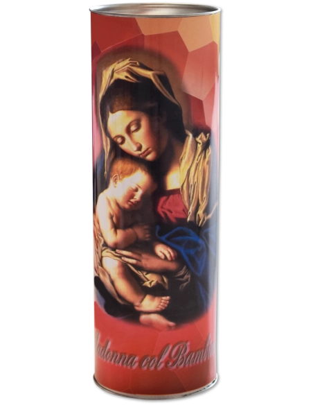 Lumino votivo eco rosso misto T.100 - CONF. RISPARMIO 15 PZ