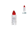 Lumino elettrico candela 30 gg bianco luce rossa - CONF. RISPARMIO 24 PZ