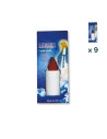 Lumino elettrico candela 365 gg bianco luce rossa - CONF. RISPARMIO 9 PZ