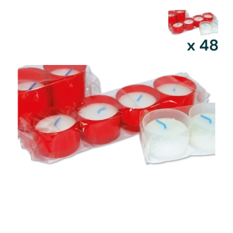 Lumini rossi T.5 - PACCO RISPARMIO 48 CONFEZIONI (4 pezzi a confezione)