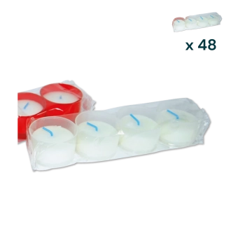 Lumini bianchi T.5 - PACCO RISPARMIO 48 CONFEZIONI (4 pezzi a confezione)