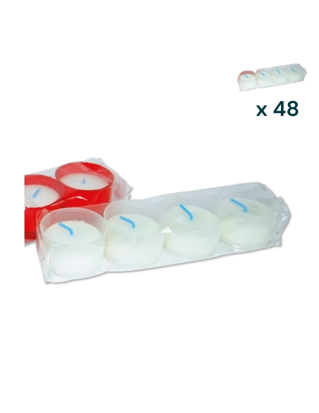 Lumini bianchi T.5 - PACCO RISPARMIO 48 CONFEZIONI (4 pezzi a confezione)