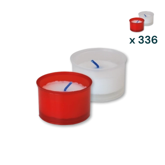 Lumino sfuso rossi e bianchi T.5 - CONF. RISPARMIO 336 PZ