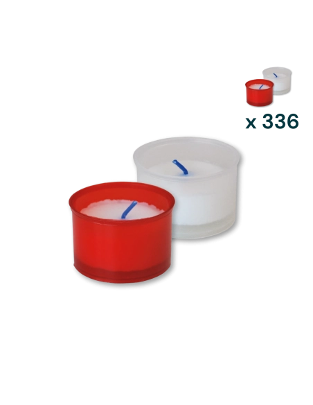 Lumino sfuso rossi e bianchi T.5 - CONF. RISPARMIO 336 PZ