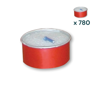 Lumino scaldavivande rosso piccolo - CONF. RISPARMIO 780 PZ