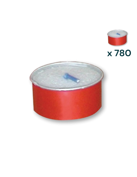 Lumino scaldavivande rosso piccolo - CONF. RISPARMIO 780 PZ