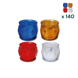 Lumino smeraldino sfusi rossi, bianchi, blu, ambra 5T/3 - CONF. RISPARMIO 140 PZ