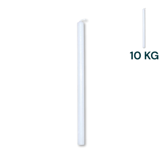 Candele bianche al kg - PACCO 10 kG