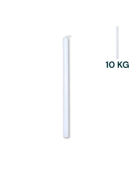 Candele bianche al kg - PACCO 10 kG