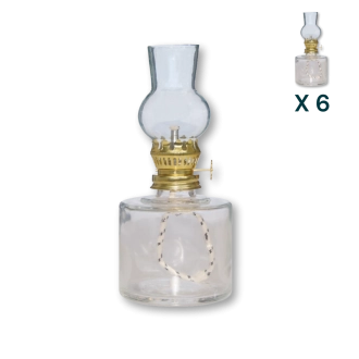 Lampada ad olio 340 ml piccola botte - CONF. RISPARMIO 6 PZ