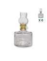 Lampada ad olio 500 ml piccola botte - CONF. RISPARMIO 6 PZ