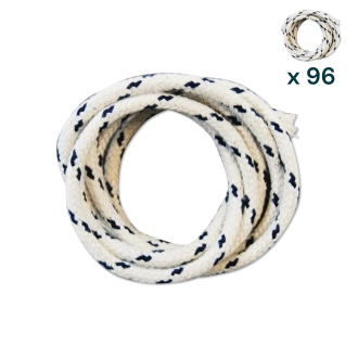 Filo bicolore 1 m per lampade ad olio - CONF. RISPARMIO 96 PZ