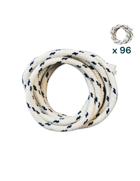 Filo bicolore 1 m per lampade ad olio - CONF. RISPARMIO 96 PZ